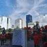 Demo Buruh di Patung Kuda Selesai, Massa Mulai Membubarkan Diri