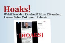 INFOGRAFIK: Hoaks Terkait Wapres Eksekutif Pfizer Ditangkap karena Sebar Dokumen Rahasia