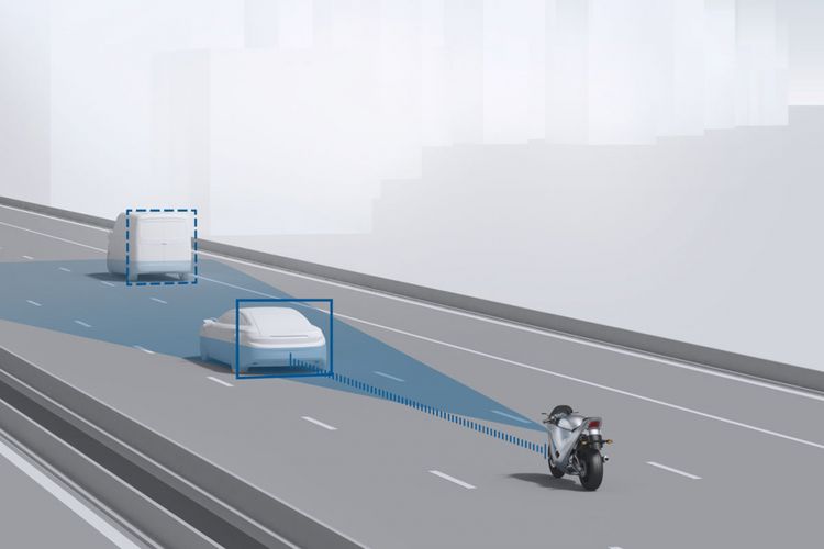 Adaptif Cruise Control (ACC) untuk sepeda motor milik Bosch.