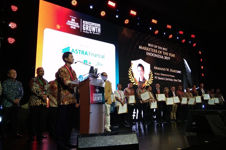 Armand W Hartono saat memberikan kata sambutannya di Jakarta, Rabu (4/12/2019).