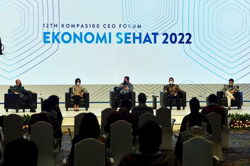 Kompas100 CEO Forum ke-12, Ajak Sinergi Berbagai Sektor untuk Capai Ekonomi Sehat 2022