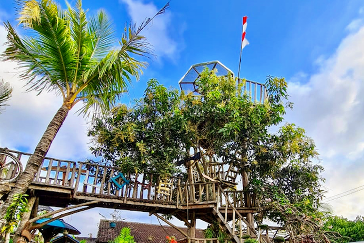 Tempat wisata Kampoeng Palarejo Selfie Spot di Kabupaten Jembrana, Bali.