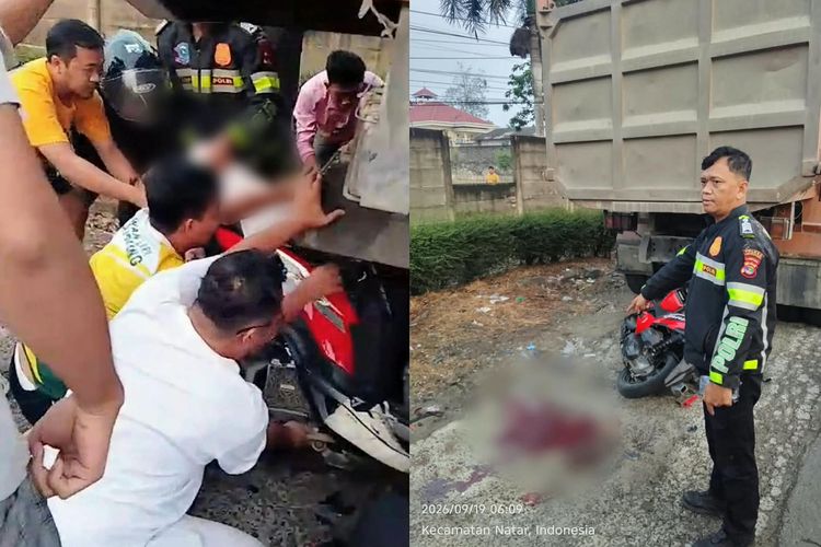 Kecelakaan Maut di Lampung: Motor Tabrak Truk Antre Solar, 1 Tewas