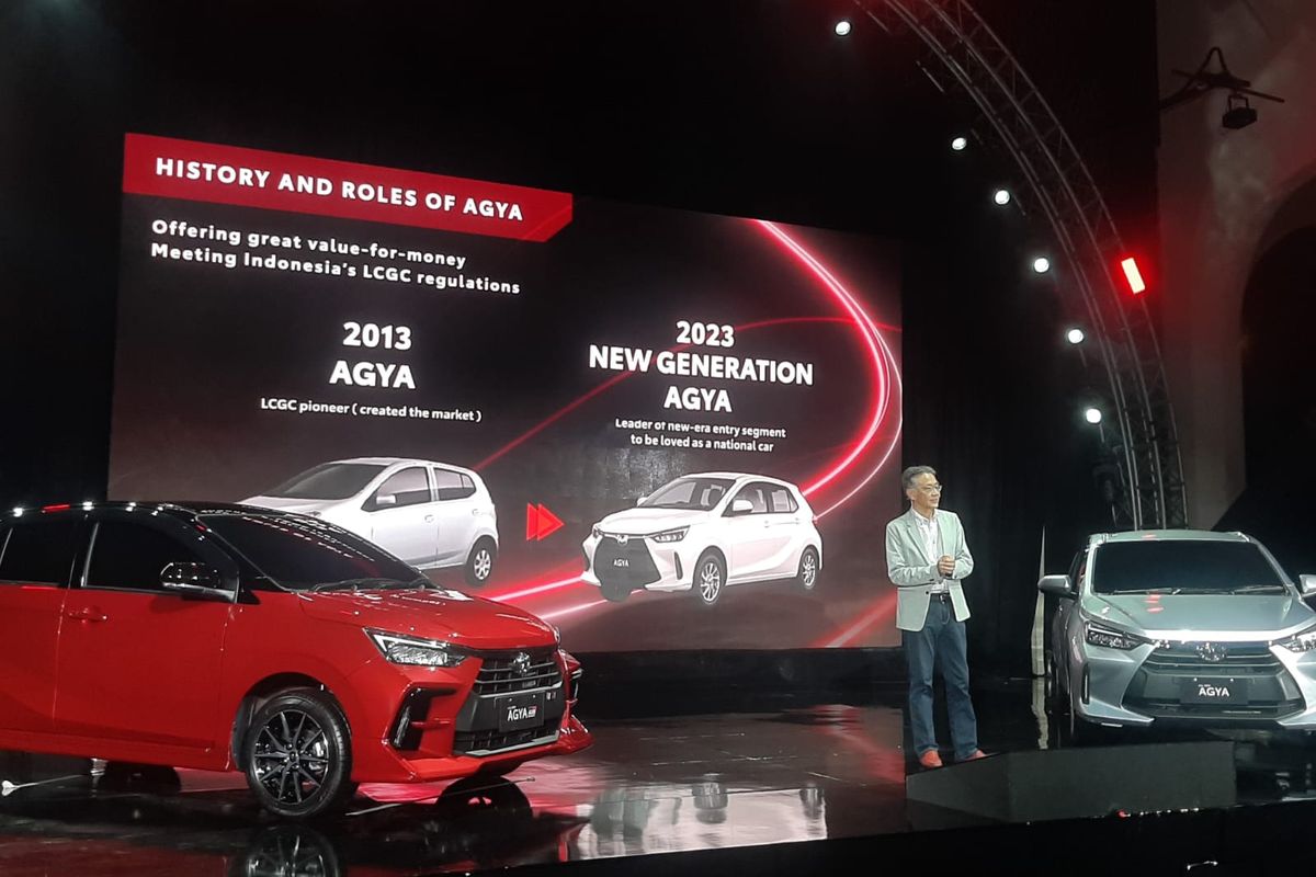 Toyota All New Agya resmi meluncur di Indonesia, Senin (13/2/2023)