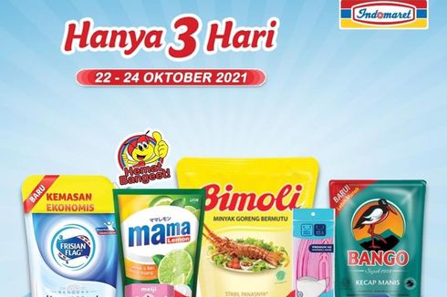 Banyak Diskon, Ini Katalog Promo Indomaret 22-24 Oktober 2021