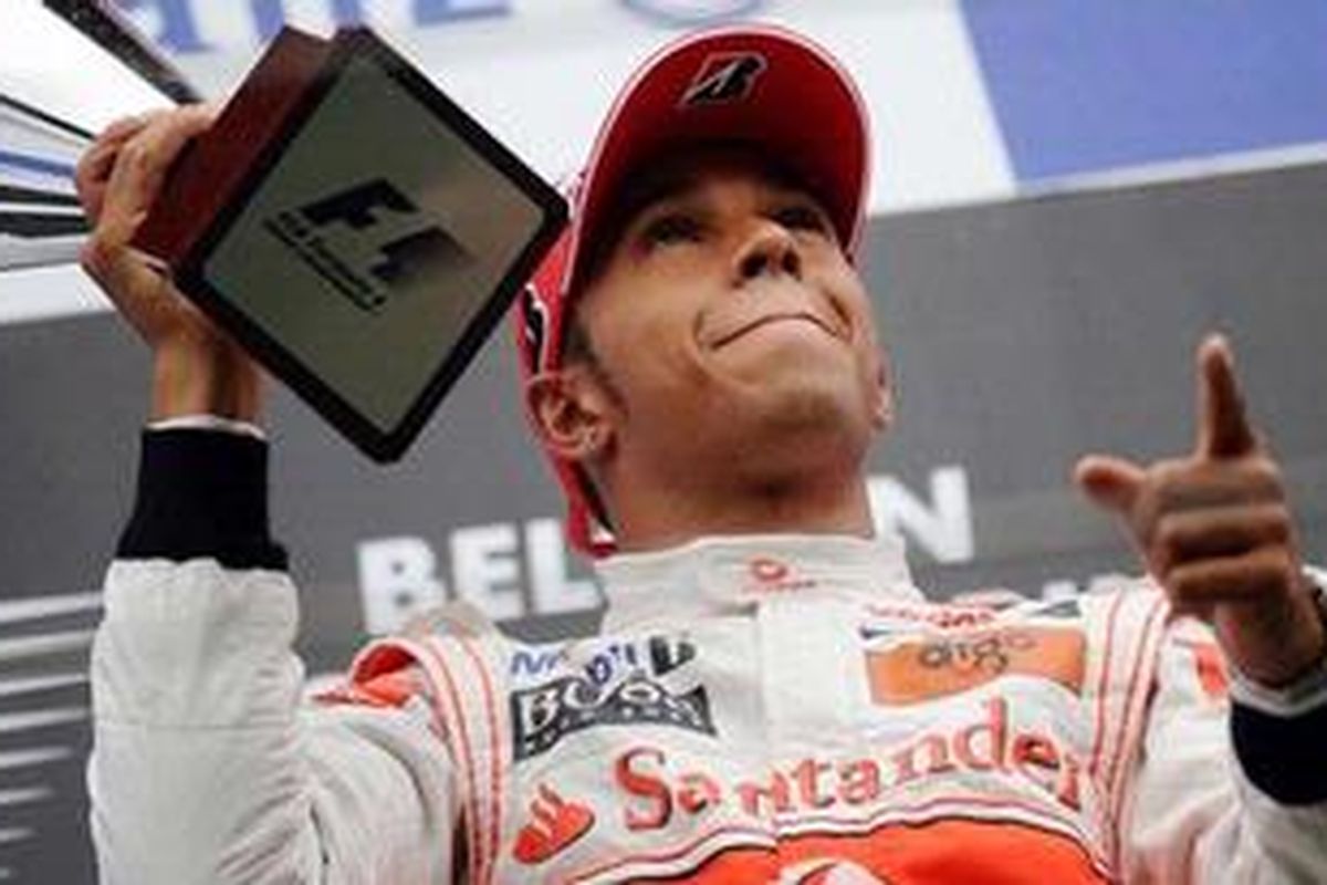Pebalap McLaren, Lewis Hamilton.