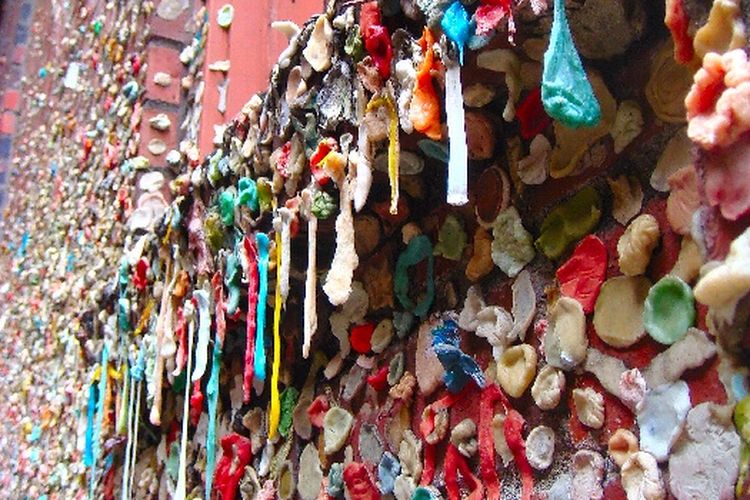 Market Theater Gum Wall, Seattle, Washington