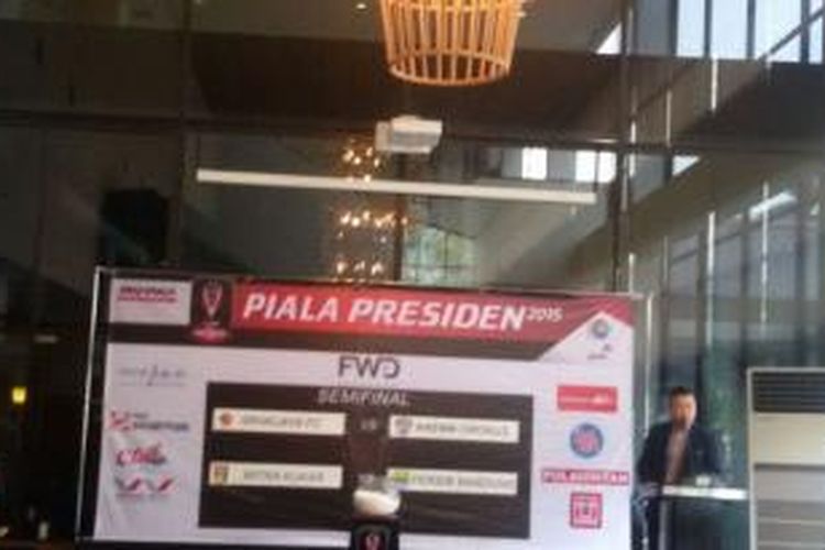 Undian semifinal Piala Presiden 2015. 