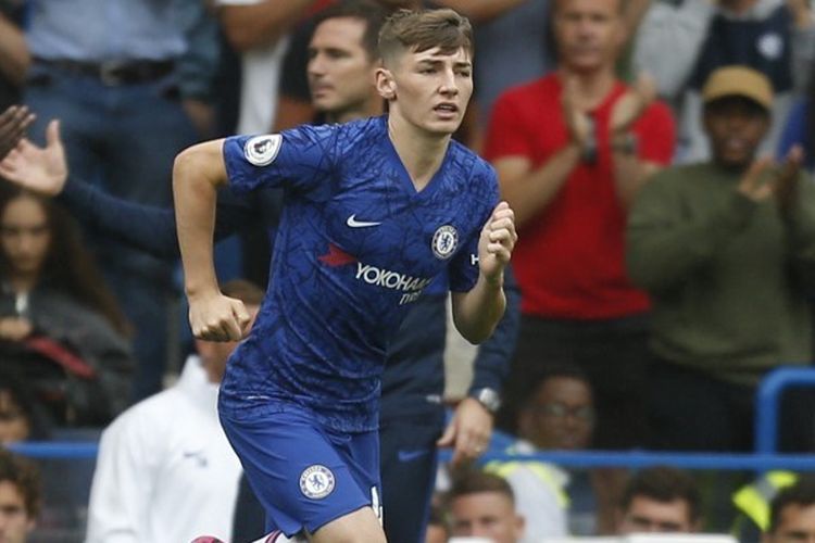 Gelandang Skotlandia asal Skotlandia Billy Gilmour masuk sebagai pemain pengganti selama pertandingan sepak bola Liga Primer Inggris antara Chelsea dan Sheffield United di Stamford Bridge di London pada 31 Agustus 2019.