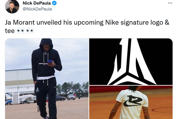 Logo baru Nike untuk Ja Morant