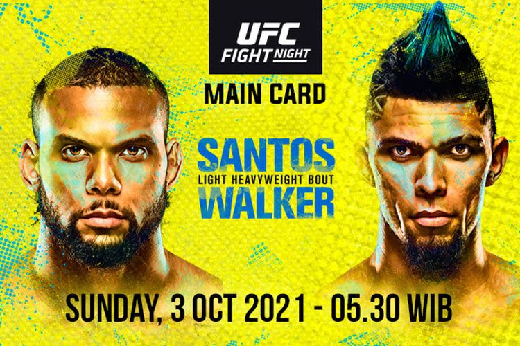 UFC Fight Night: Santos vs Walker akan menjadi ajang UFC pertama yang bakal disiarkan secara langsung dan eksklusif di Indonesia oleh MOLA.