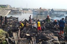 Kebakaran Terjadi di Medan Belawan, 10 Rumah Ludes Terbakar