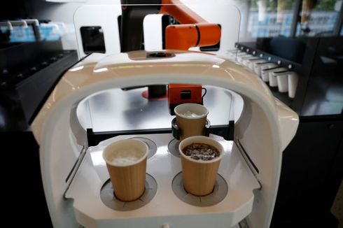 Kafe di Korsel Pakai Barista Robot untuk 