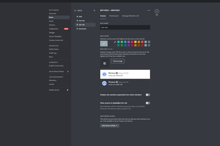 Cara memberikan role di Discord via PC.