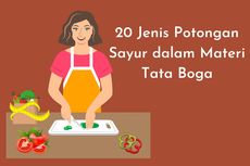 20 Jenis Potongan Sayur dalam Materi Tata Boga