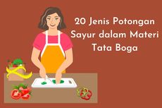 20 Jenis Potongan Sayur dalam Materi Tata Boga