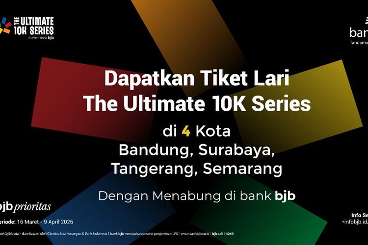 Lomba Lari Lintas Kota Sambil Menabung dengan Promo Bundling Ultimate 10K Bank BJB