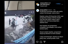 Petaka Baliho Caleg PSI yang Jatuh di Jalan, Celakakan Pengendara Motor di Tambora dan Kembangan