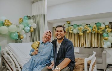 Anggota DPR RI Rachel Maryam bersama suami Edwin Aprihandono.
