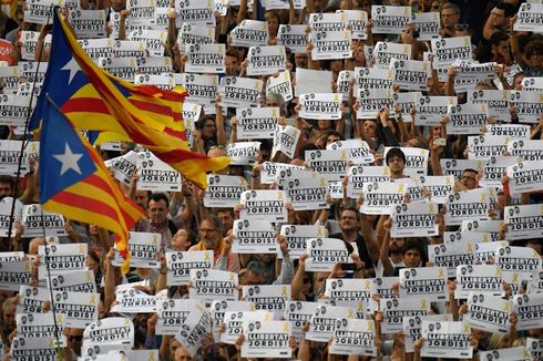 Parlemen Catalonia Deklarasikan Kemerdekaan dari Spanyol