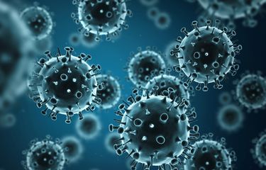 Ilustrasi virus.