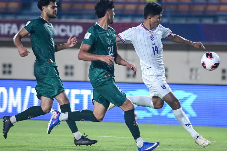 Timnas Thailand menang atas Pakistan 4-0 dalam laga Grup B FIFA ASEAN Cup 2026, Sabtu (26/9/2026), di Stadion Si Jalak Harupat.