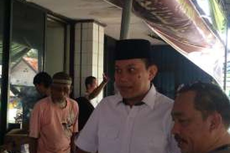 Sekretaris Jenderal DPP Partai Kebangkitan Bangsa (PKB) Abdul Kadir Karding  di sela-sela acara pemotongan hewan kurban oleh DPP PKB di Jakarta, Selasa (13/9/2016).