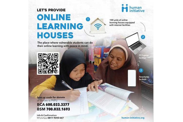 The Human Initiative invites the public to work together to present the Online Learning House. 