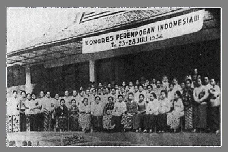 Kongres Perempuan Indonesia III dilaksanakan di Bandung pada 1938.
