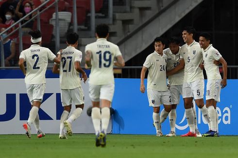 Hasil Thailand Vs Singapura 2-0, Gajah Perang Juara Grup A Piala AFF 2020