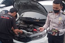 Pakai Lampu Strobo dan Sirene karena Terburu-buru, Pengemudi Honda Brio di Kota Malang Diamankan Polisi