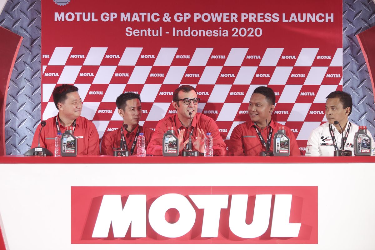 Peluncuran Motul GP Power dan GP Matic di Sentul Karting International Circuit.