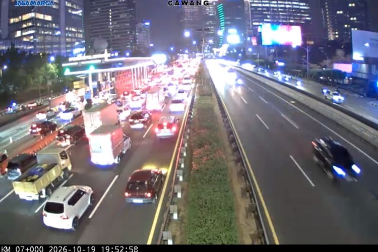 Sejumlah Titik Tol Dalam Kota hingga Jakarta-Cikampek Padat Senin Malam, Cek Titiknya