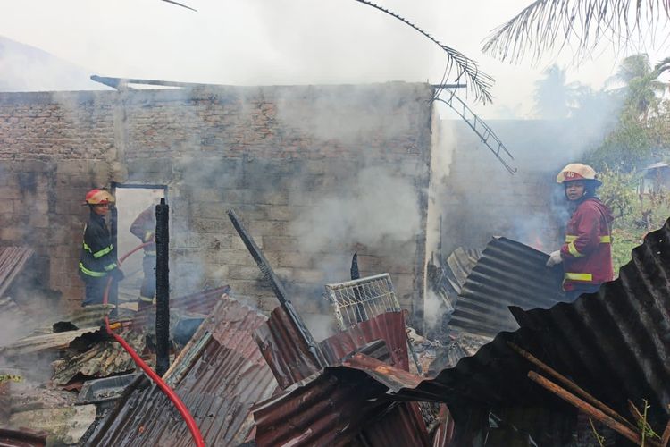 SMP Angkasa Lanud Sutan Sjahrir Padang Terbakar, 4 Ruangan Hangus