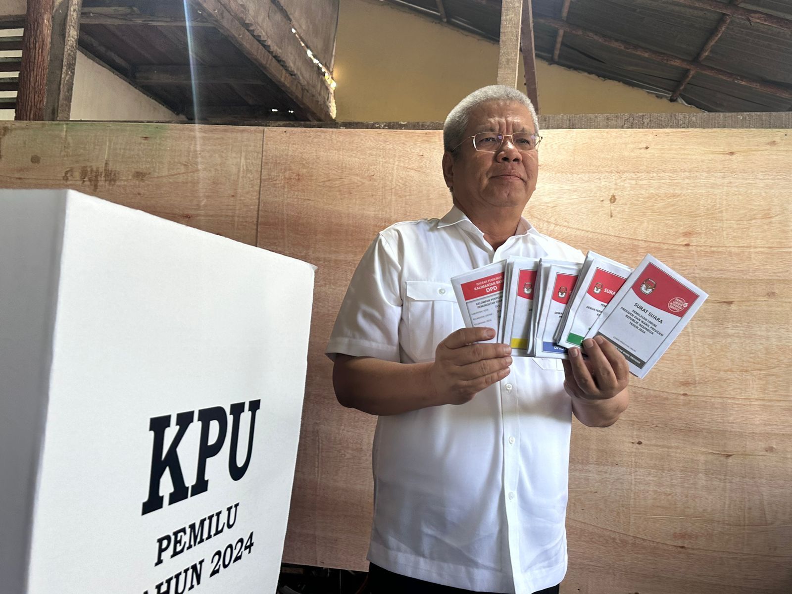 Prabowo-Gibran Unggul 92 Suara di TPS Pj Gubernur Kalbar 