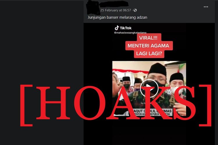 Pernyataan menteri agama tentang adzan