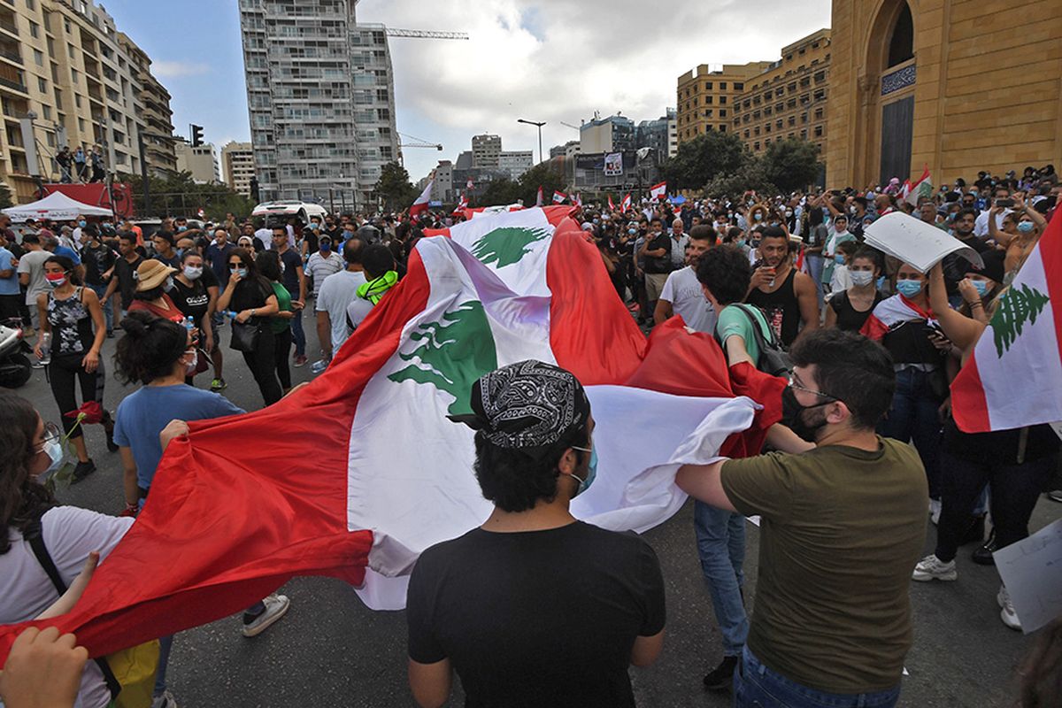 The dissolution of the Lebanese government on Monday did little to quell public anger calling for reforms after the massive Beirut explosion.