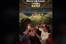 Tak Menyangka Dilamar di Konser Coldplay, Devalia Mesha: Aku Sampai Gemetar