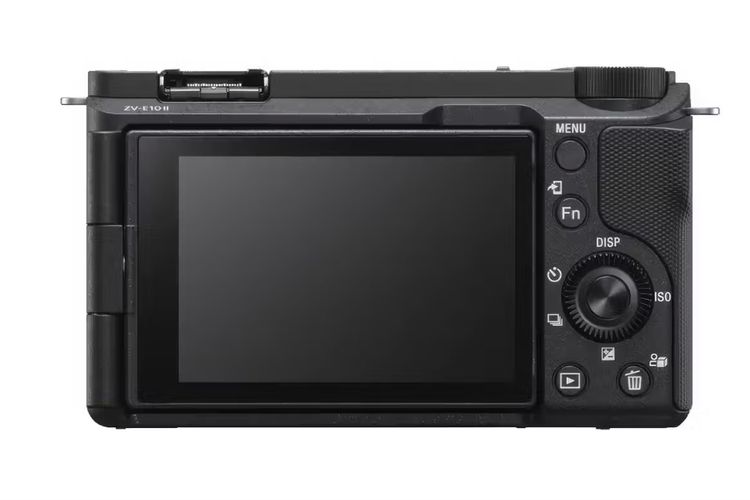 Tampak belakang Sony ZV-E10 II.