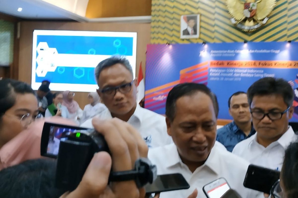 Kementerian Riset Teknologi dan Pendidikan Tinggi menggelar acara Bedah Kinerja 2018 dan Fokus Kinerja 2019 mengangkat tema Penyiapan SDM Milenial Indonesia Kreatif, Inovatif dan Berdaya Saing Tinggi.