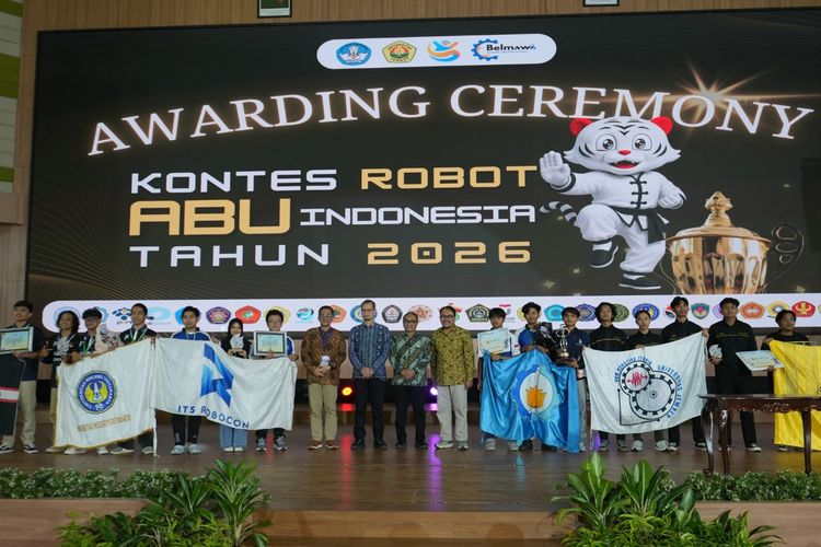 Robot Senilai Rp 50 Juta Antar ITS Kembali Wakili Indonesia di ABU Robocon 2026 di Hong Kong