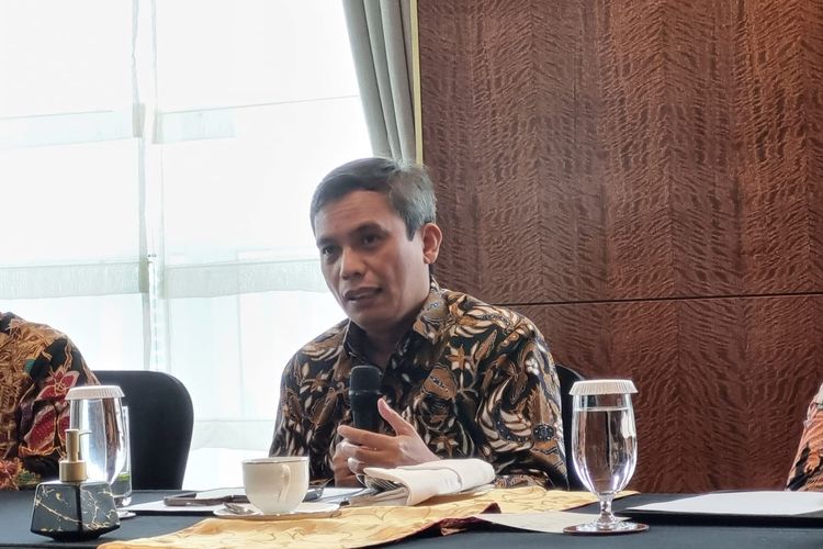 Wakil Direktur Utama Bank BTN Nixon LP Napitupulu saat Media Luncheon di The Ritz-Carlton Pacific Place SCBD, Jakarta, Selasa (27/12/2022).