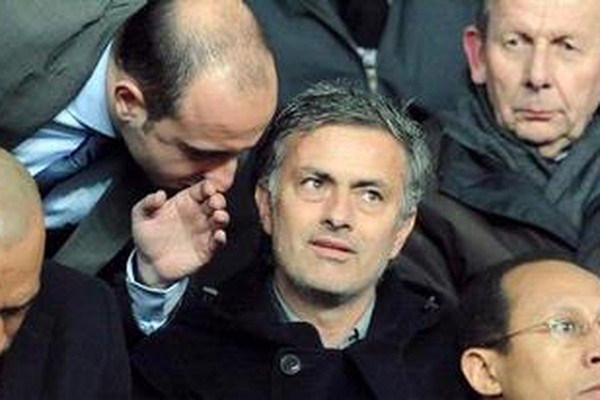 Manajer Real Madrid Jose Mourinho.