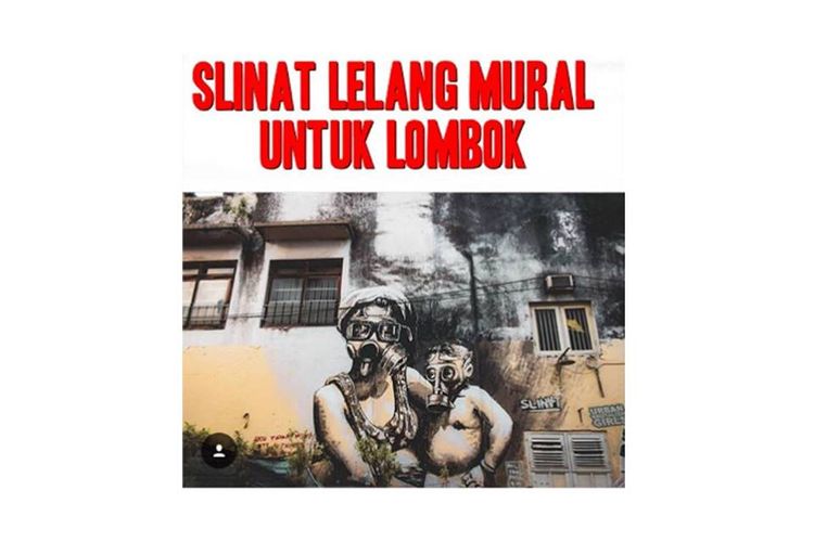 Lelang mural untuk Lombok