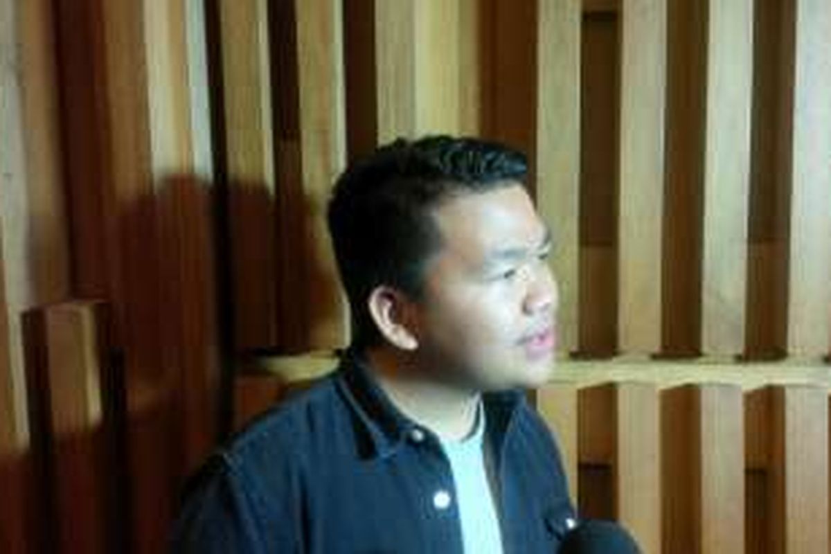 Kiki CJR saat dijumpai di Gedung SCTV, Jalan Asia Afrika, Senayan, Jakarta Pusat, Kamis (11/8/2016).