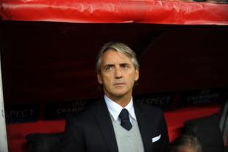 Pelatih asal Italia, Roberto Mancini.