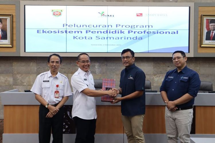 PT Sarana Multi Infrastruktur (Persero) atau SMI dan Putera Sampoerna Foundation meresmikan program Ekosistem Pendidikan Profesional (EPP) di Balai Kota Samarinda, Kalimantan Timur (Kaltim), Rabu (2/11/2022).