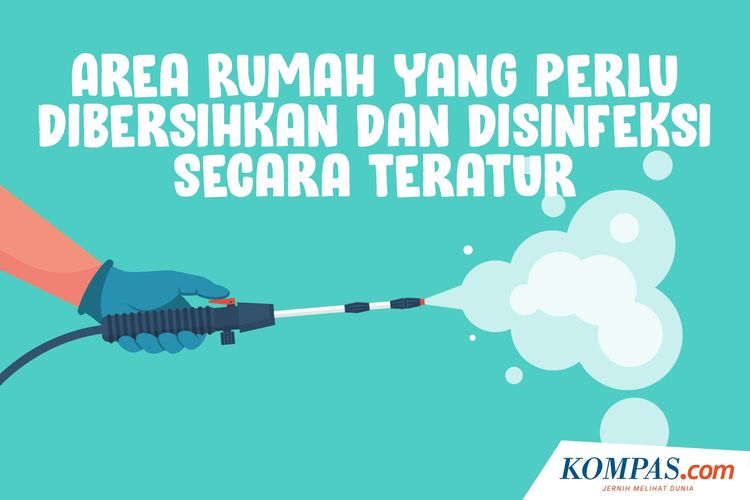 Area Rumah yang Perlu Dibersihkan dan Disinfeksi Secara Teratur