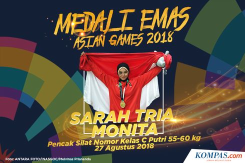 INFOGRAFIK Asian Games: Medali Emas Ke-19, Sarah Tria Monita
