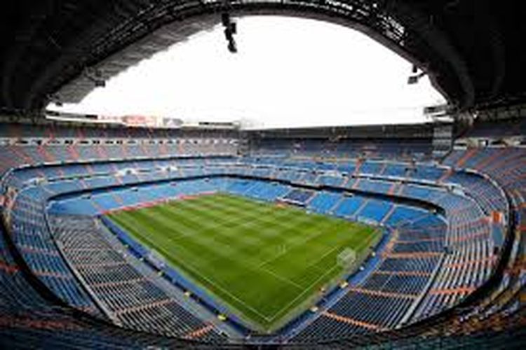 Stadium Santiago Bernabue, Madrid, Spanyol.